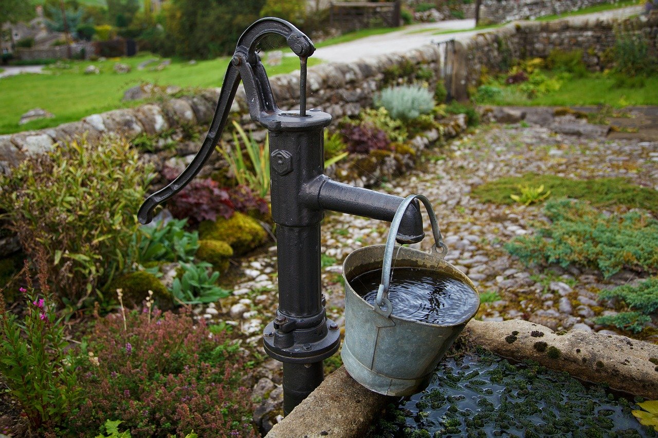 Underground shop water pump