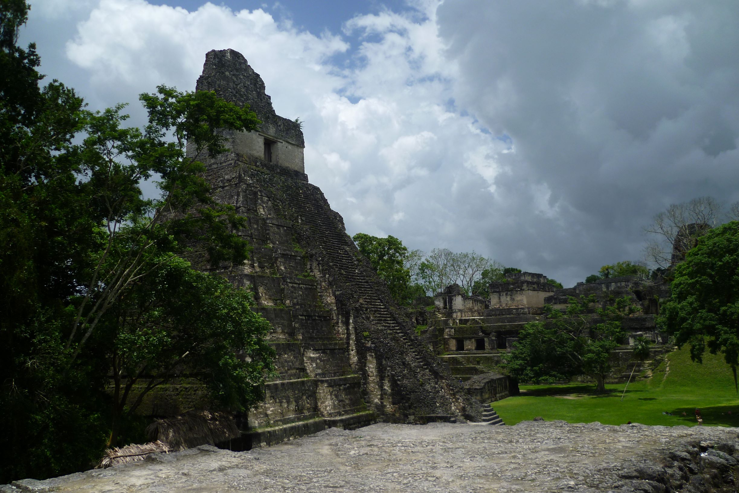 Ruins of a Maya city in Tikal, Guatemala