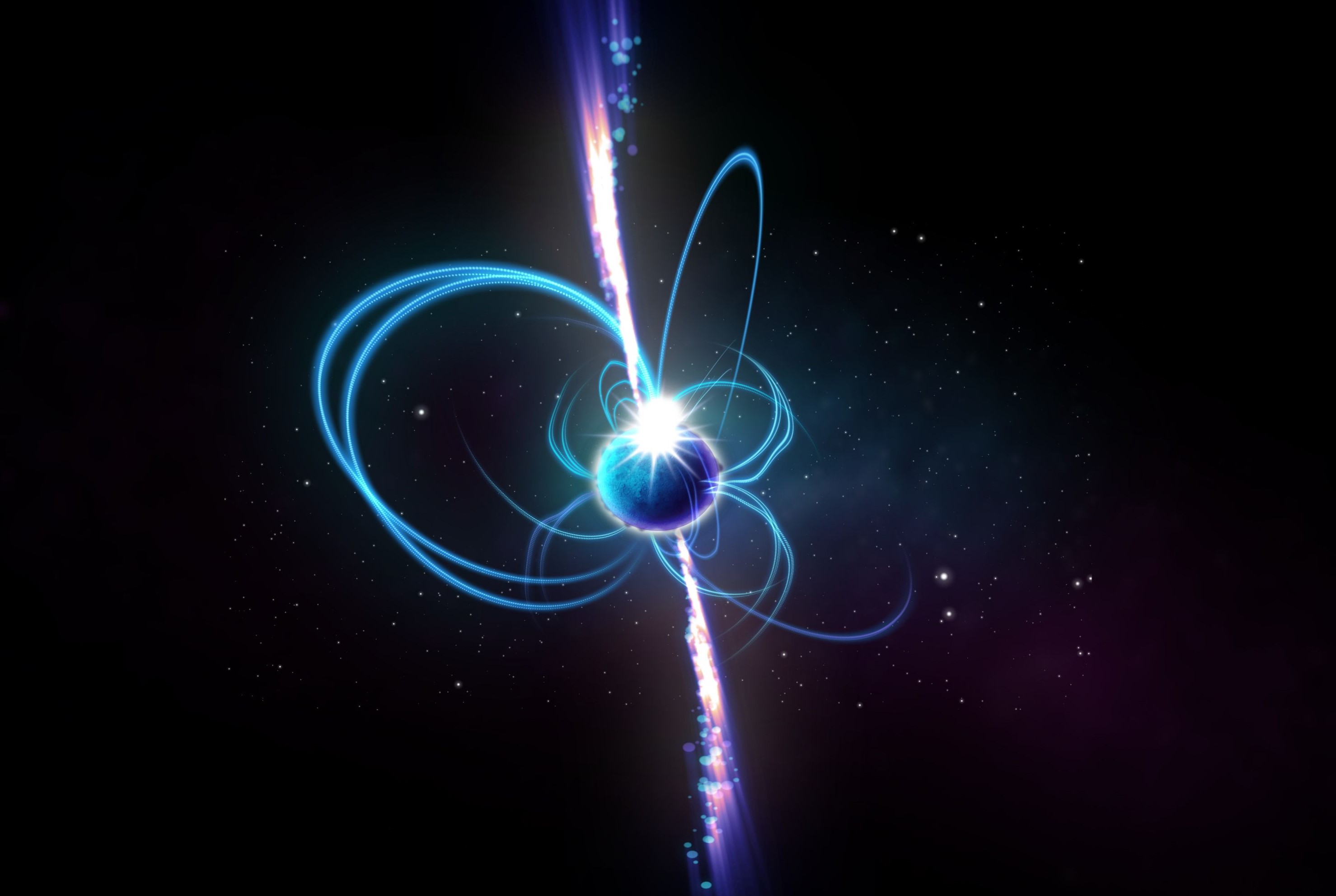 Artist’s impression of what the object might look like if it’s a magnetar.